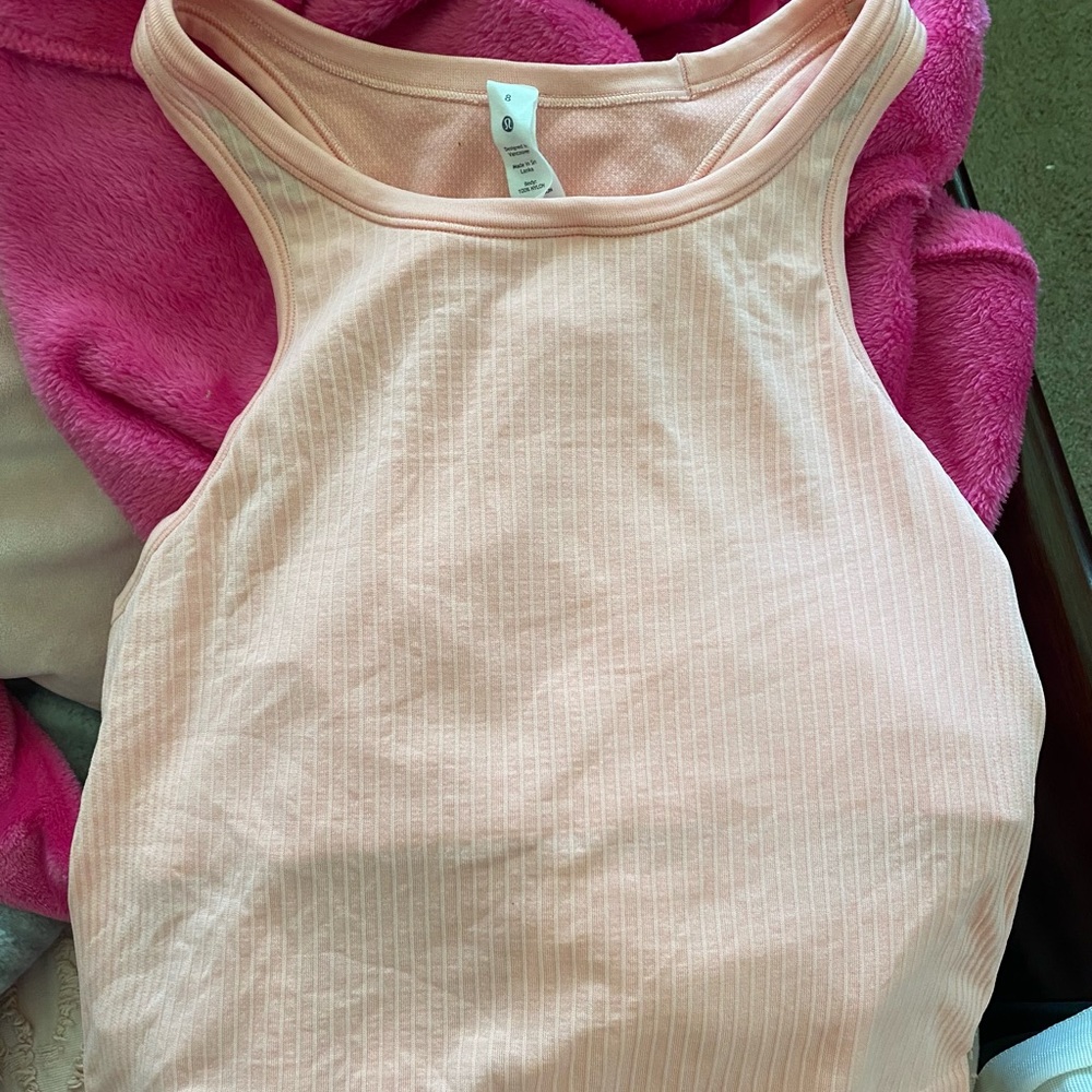 Lululemon Ebb to Street Cropped Racerback Tank Top